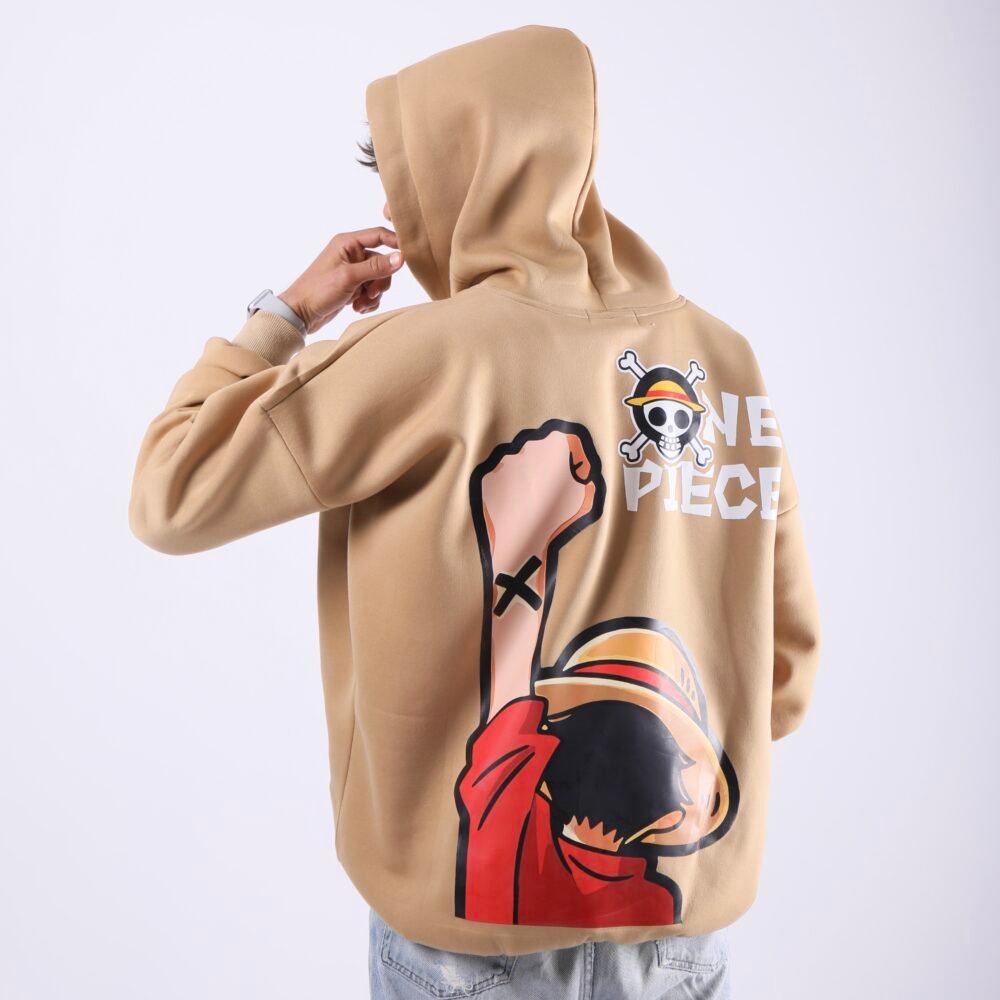 Capuche oversize unisexe – one pice begie